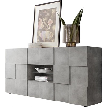 mc Akcent Комод serian, сив бетон (mc0050)