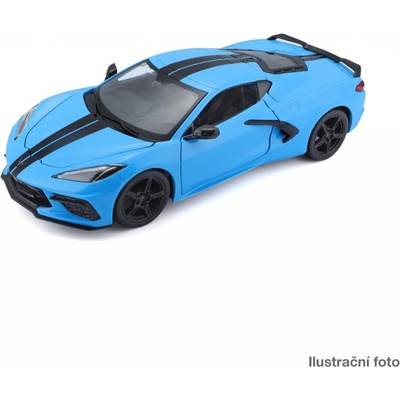 Maisto 2020 Chevrolet Corvette Stingray Coupe Z51 modrá 1:24