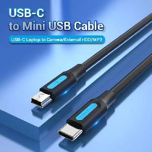Vention Кабел USB 2.0 C M / Mini USB 5pin 0.5m - COWBD (COWBD) - tehnik