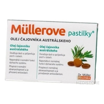 Dr. Müller Müllerove Pastilky s OLEJOM ČAJOVNÍKA AUSTRALSKEHO 24 ks