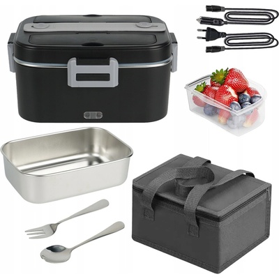 ELEKTRICKÝ LUNCH BOX 1,8L 60W 220V/12V/24V OHŘÍVAČ JÍDLA DO AUTA