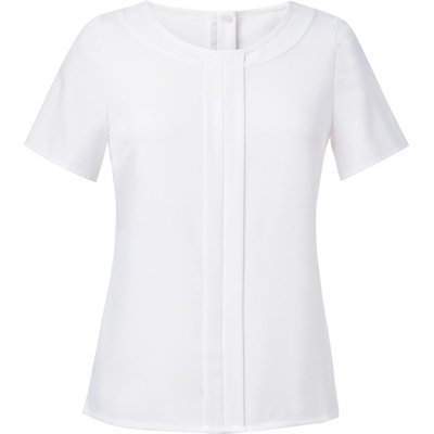 Brook Taverner dámska blúzka s krátkym rukávom BR801 White