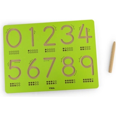 Viga tabulka číslice