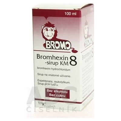 Bromhexin 8 sirup KM sir.1 x 100 ml