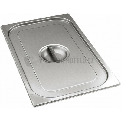 Víko GN 1/1 nerezové plné 53 x 32,5 cm, strieborné 3172100