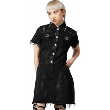 Image 1 of KILLSTAR дамска рокля KILLSTAR - Ree-Vival деним- Черен - KSRA005292