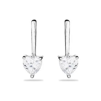 Image 1 of Swan Сребърни обици с циркон JT5847E Swan