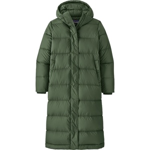 Patagonia Дамско палто Patagonia Women's Silent Down Long Parka Coat - Canopy Green (102-3151-0814)