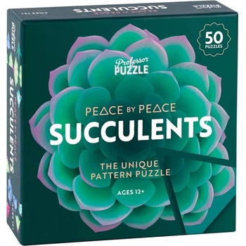 Image 1 of Professor Puzzle Настолна игра Professor Puzzle: Peace by Peace Succulents - Семейна