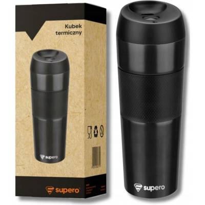 Supero termohrnek 450 ml černý