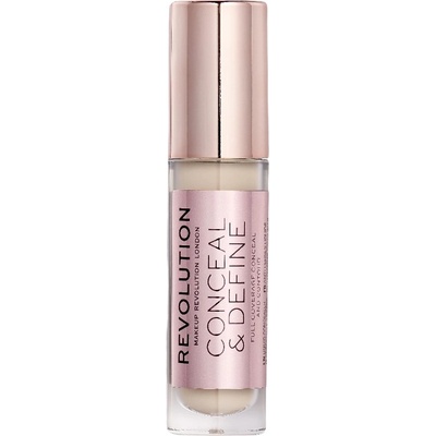 Revolution Beauty Conceal & Define Течен коректор, C1, 4 g