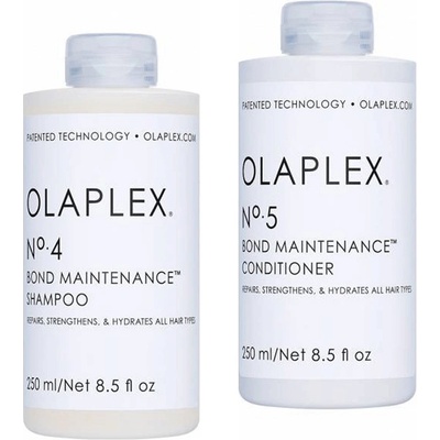 Olaplex No. 4 Bond Maintenance Shampoo 250 ml + No. 5 Bond Maintenance Conditioner 250 ml dárková sada