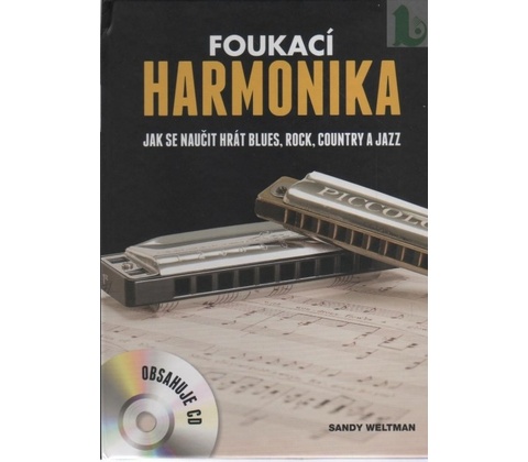 Foukací harmonika + CD - Weltman Sandy