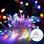 Aigostar - LED Външен гирлянд 50xLED/8 функции 3xAA 5, 3m IP44 многоцветен (AI1340)