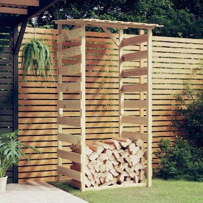 OMAXI Pergola se střechou 100 x 90 x 200 cm impregnované borové dřevo 816721