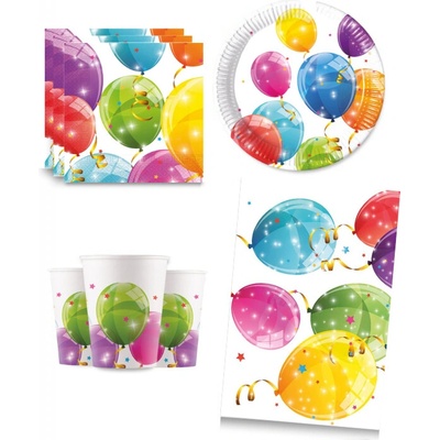 HeliumKing Oslava Trblietavé balóny pre 8 osôb mix