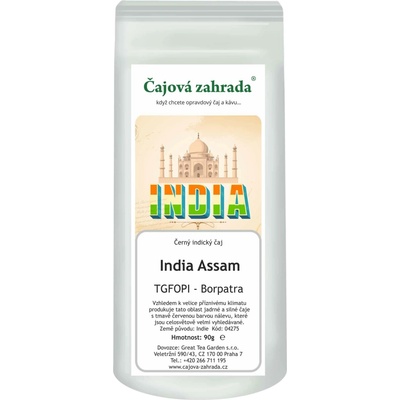 Čajová zahrada India Assam TGFOPI Borpatra černý čaj 90 g