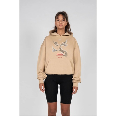 Mister Tee Ladies Freedom x Heavy Oversized Hoody unionbeige XXLUB-MJG11720-03738 - Камуфлаж, размер L