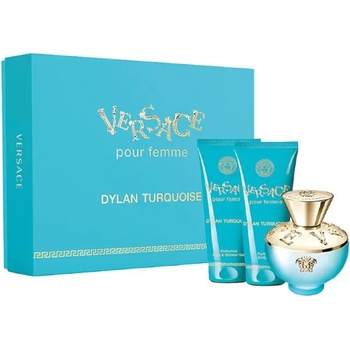 Versace Dylan Turquoise Gift Set - EDT 50 ml + Body Gel 50 ml + Shower Gel 50 ml за жени