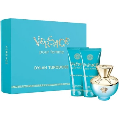 Versace Dylan Turquoise Gift Set - EDT 50 ml + Body Gel 50 ml + Shower Gel 50 ml за жени