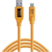 Tether Tools CUC3215-ORG USB USB-C ® zástrčka, USB-C ® zástrčka, 4,6m, oranžový