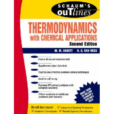 Schaum's Outline of Thermodynamics with Chemical Application | Michael M. Abbott