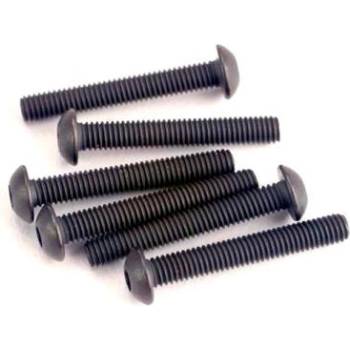 Traxxas винт с вътрешен шестостен M3x20mm полукръгла глава (6)