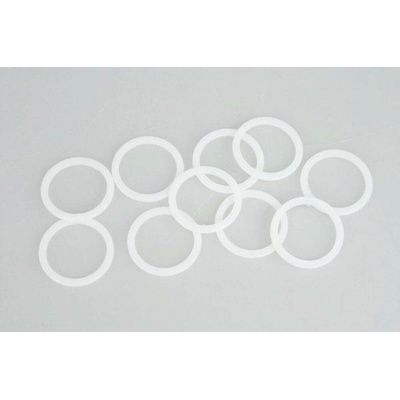 kroužek záclonový 34mm bílý plast (10ks) 302041