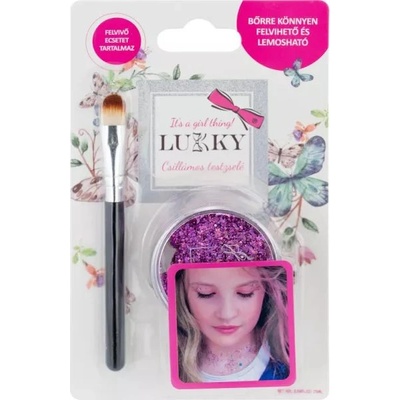 Lukky Лъки: Лосион за тяло с блясък - виолетов (t11925)