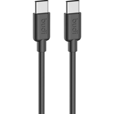Budi Кабел Budi, USB-C към USB-C, PD, 65W, 1.2m, черен (230TT)