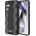 DKNY кожен кариран калъф MagSafe за Samsung Galaxy S25 черен (3666339423544)