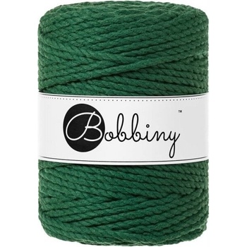 Bobbiny 3PLY Macramé Rope 5 mm 100 m Pine Green юта (TX-E037)