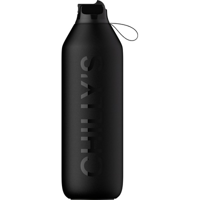Chilly's Bottles Series 2 Sport Термо бутилка, 1 л, черна (B1000S2SPABLK_9)