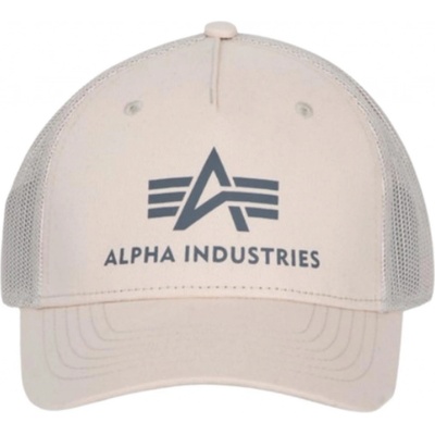 Alpha Industries Basic Trucker Cap j.stream white béžová