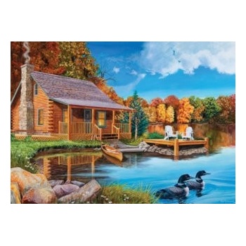 Cobble Hill Chata u jezera 1000 dielov