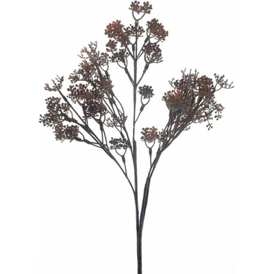 Květáková větvička červená 39 cm