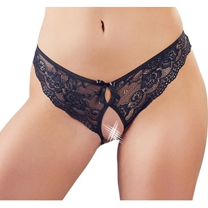 Cottelli Collection Crotchless Lace Slip L