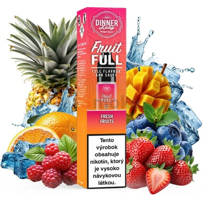Dinner Lady BAR SALTS Fruit FULL Fresh Fruits 10 ml 20 mg