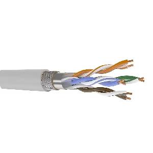 Екском SFTP Cat5e 24AWG СU, сив меден кабел, 305м (SFTP Cat5e 24AWG CU)