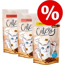 Catessy chrumkavé taštičky 3 x 65 g s hydinovým mäsom syrom