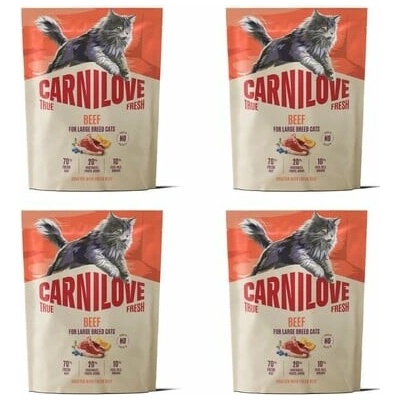 CARNILOVE True Fresh Cat Beef Adult Large 4 x 400 g