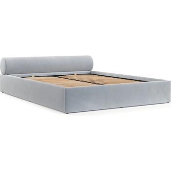 Maison de Reve Светлосиво двойно легло 180x200 cm тапицирано с място за съхранение с включена подматрачна рамка Solvo - Maison de Rêve (SOLVO180_MDR_P0_PAR05_M0_NF_T0_L1)