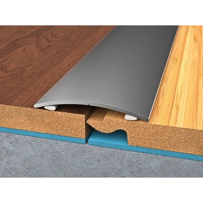 Bohemia Profil Přechodový profil stříbrný 19/1 100mm 0,9 m