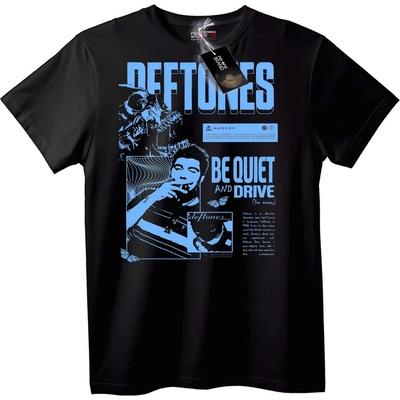 NOONEBRAND Тениска Deftones Бъди тих и карай - M, White