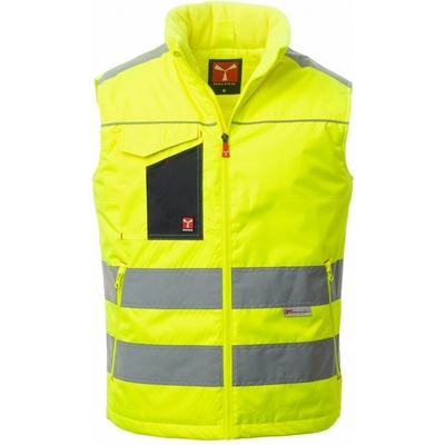 Payper Zateplená vesta TASK Žltá fluo