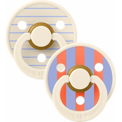 Bibs Studio Colour Pin cumlíky přírodní kaučuk 2ks Ivory Hush Mix