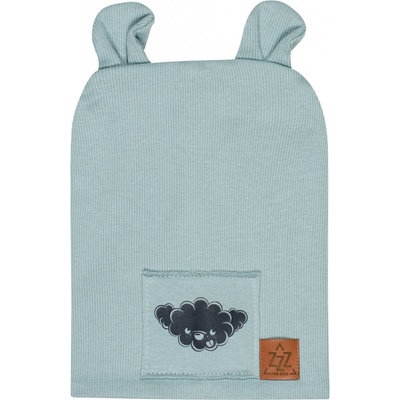 Zezuzulla Eared beanie Powdered Mint čepice s oušky
