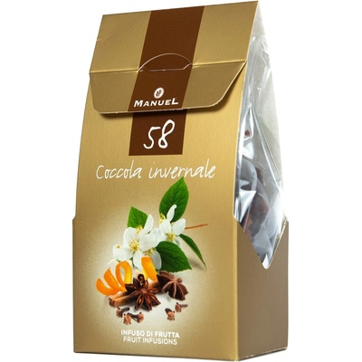 Manuel Caffè Ovocný čaj Coccola Invernale Zimní mazlení pyramidky 18 ks