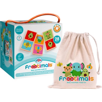 FROOTIMALS Дървено домино с торбичка - Frootimals (FT00030)