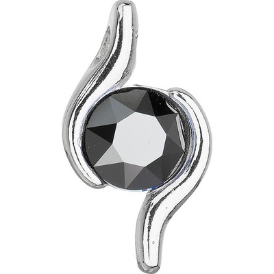 Pavona Stříbrný přívěsek se Swarovski krystalem černý 34261.5 hematite